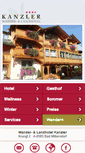 Mobile Screenshot of landhotel-kanzler.at